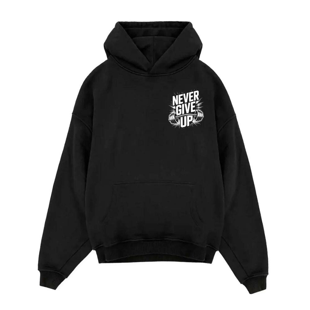 Never Give Up Oversize Hoodie