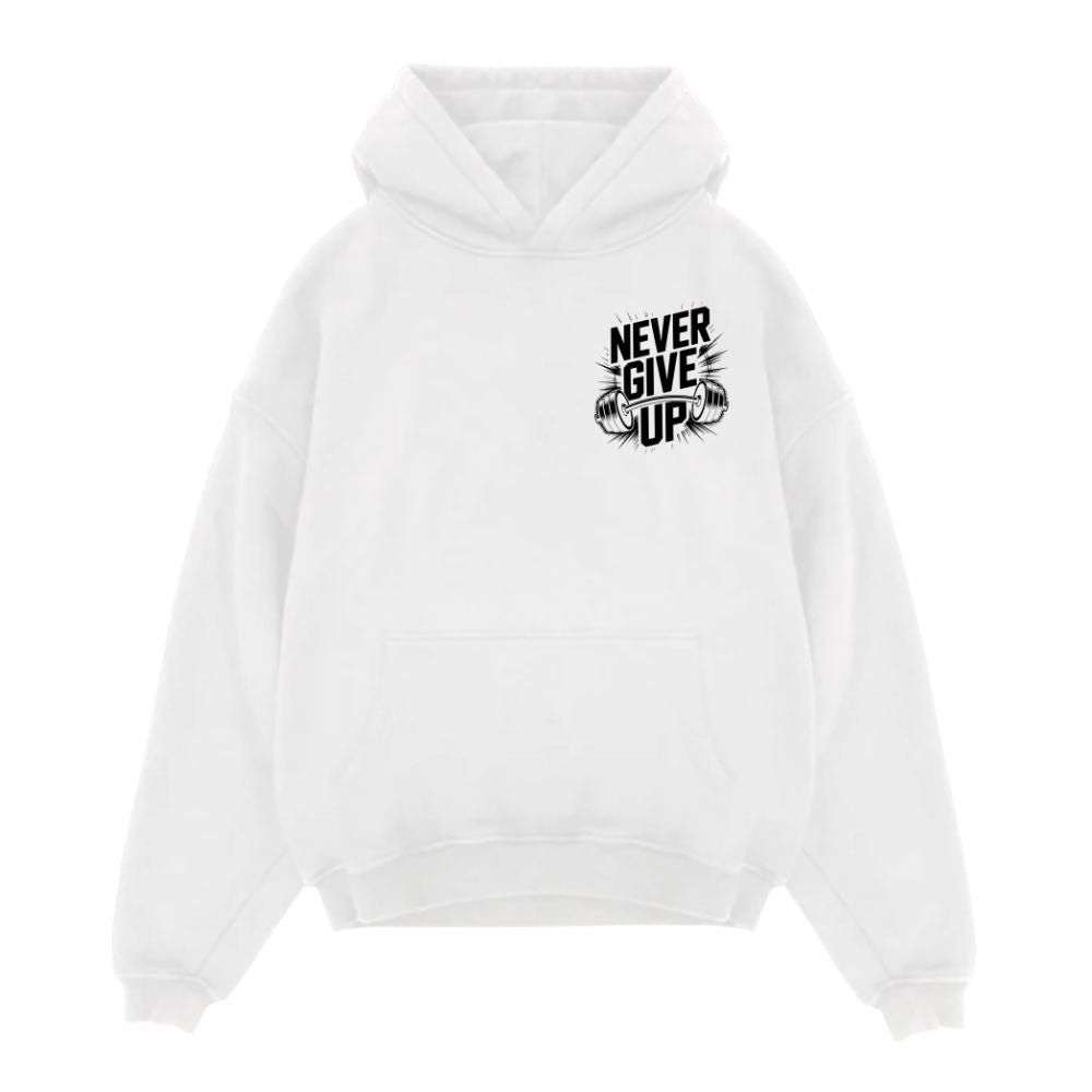 Never Give Up Oversize Hoodie
