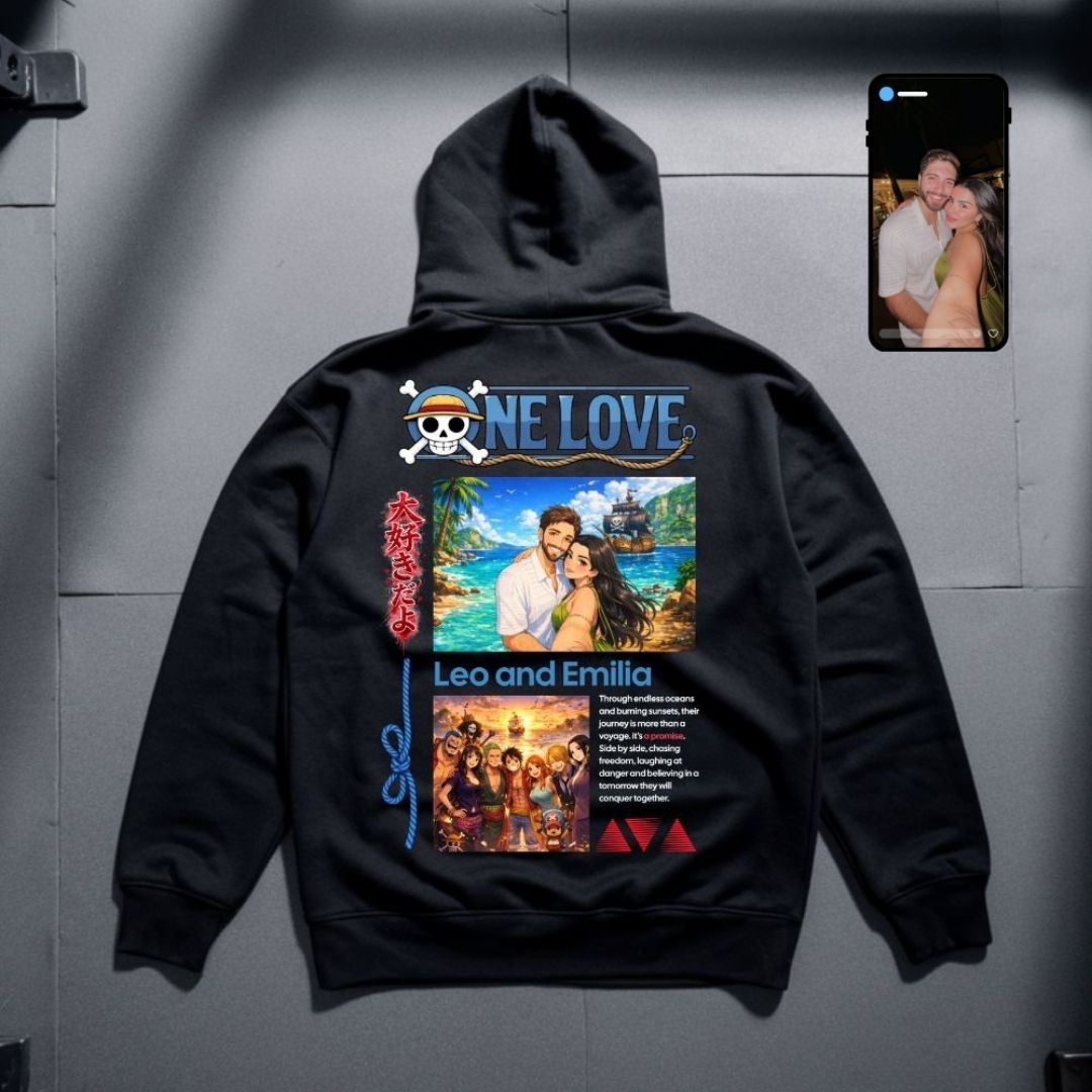 One Love Hoodie Personalisiert