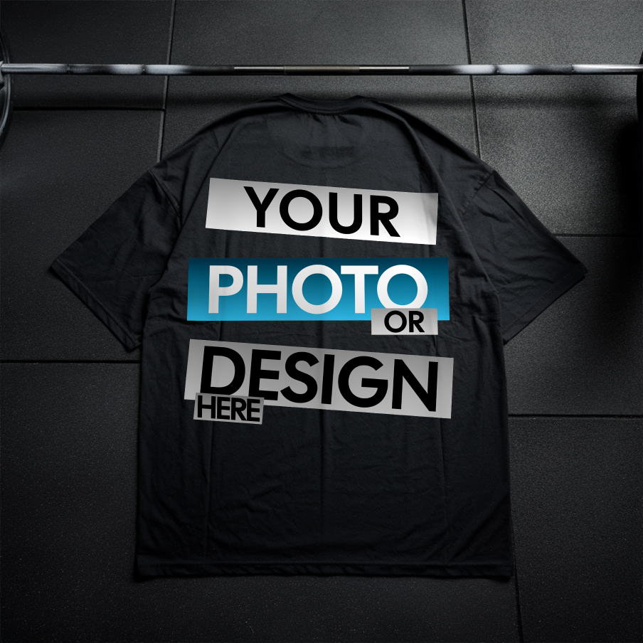 DEIN DESIGN OVERSIZE SHIRT (BACKPRINT) PERSONALISIERT