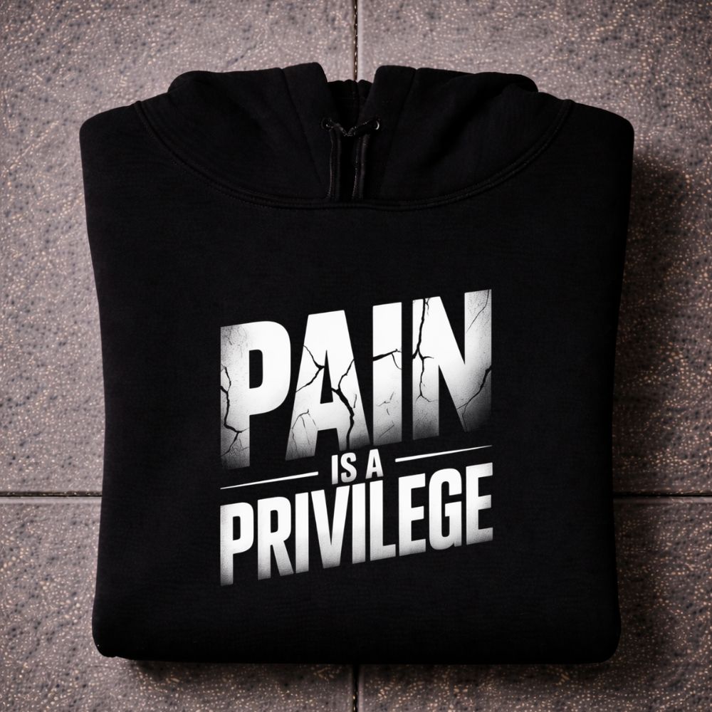 Pain Is A Privilege Oversize Hoodie