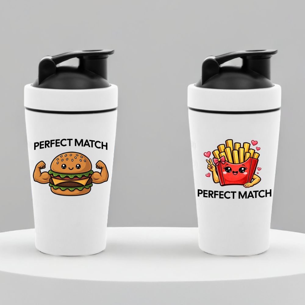 Perfect Match Couple Edelstahl Shaker