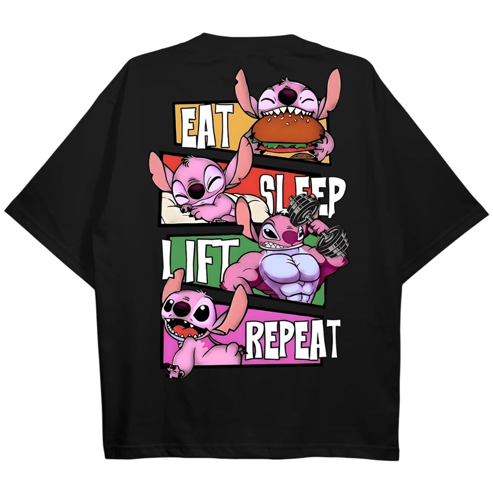Pink Monster Oversize Shirt