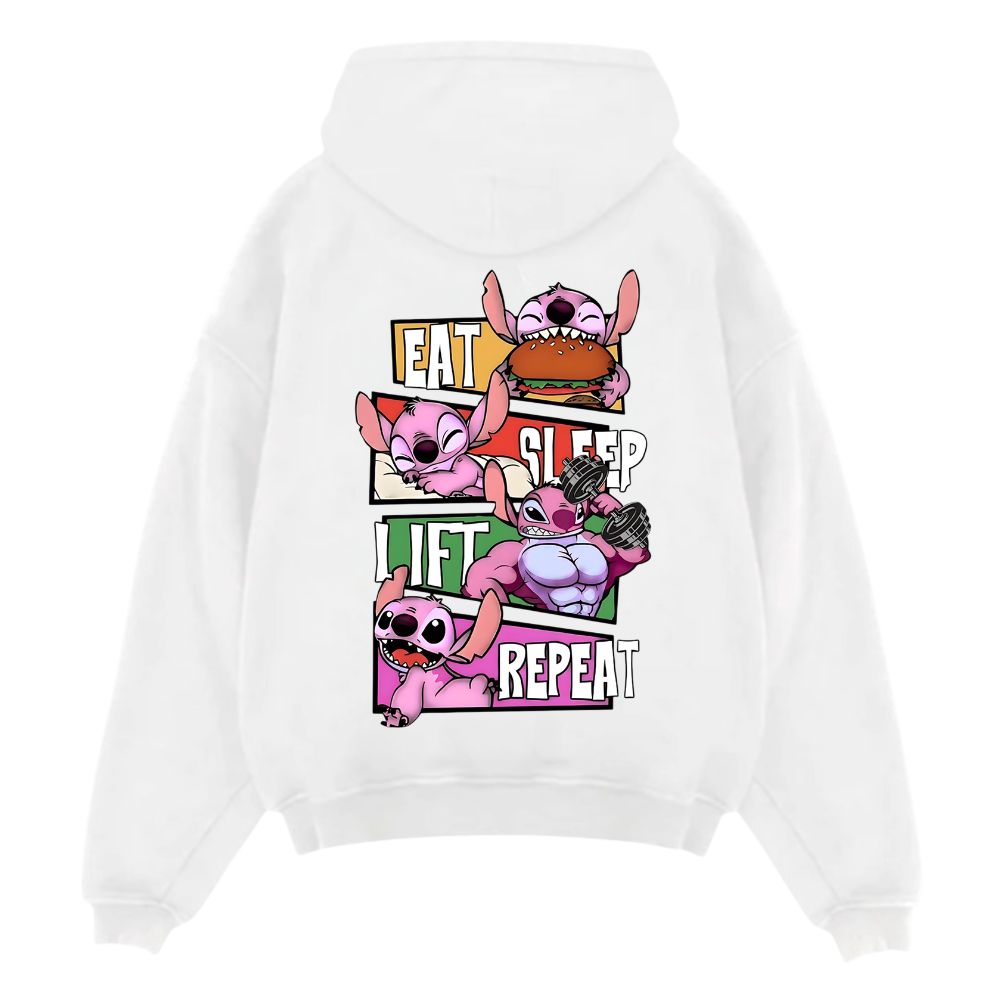 Eat Sleep Lift Repeat Oversize Hoodie