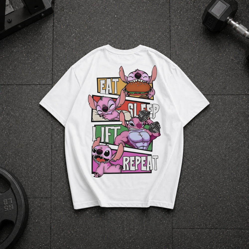Pink Monster Oversize Shirt