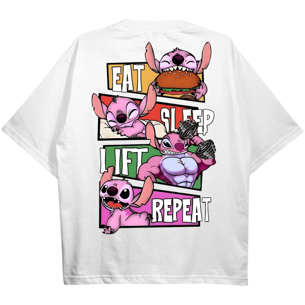 Pink Monster Oversize Shirt