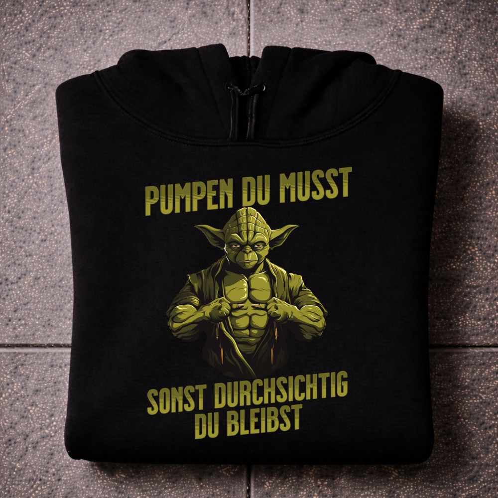 Pumpen Du Musst Oversize Hoodie