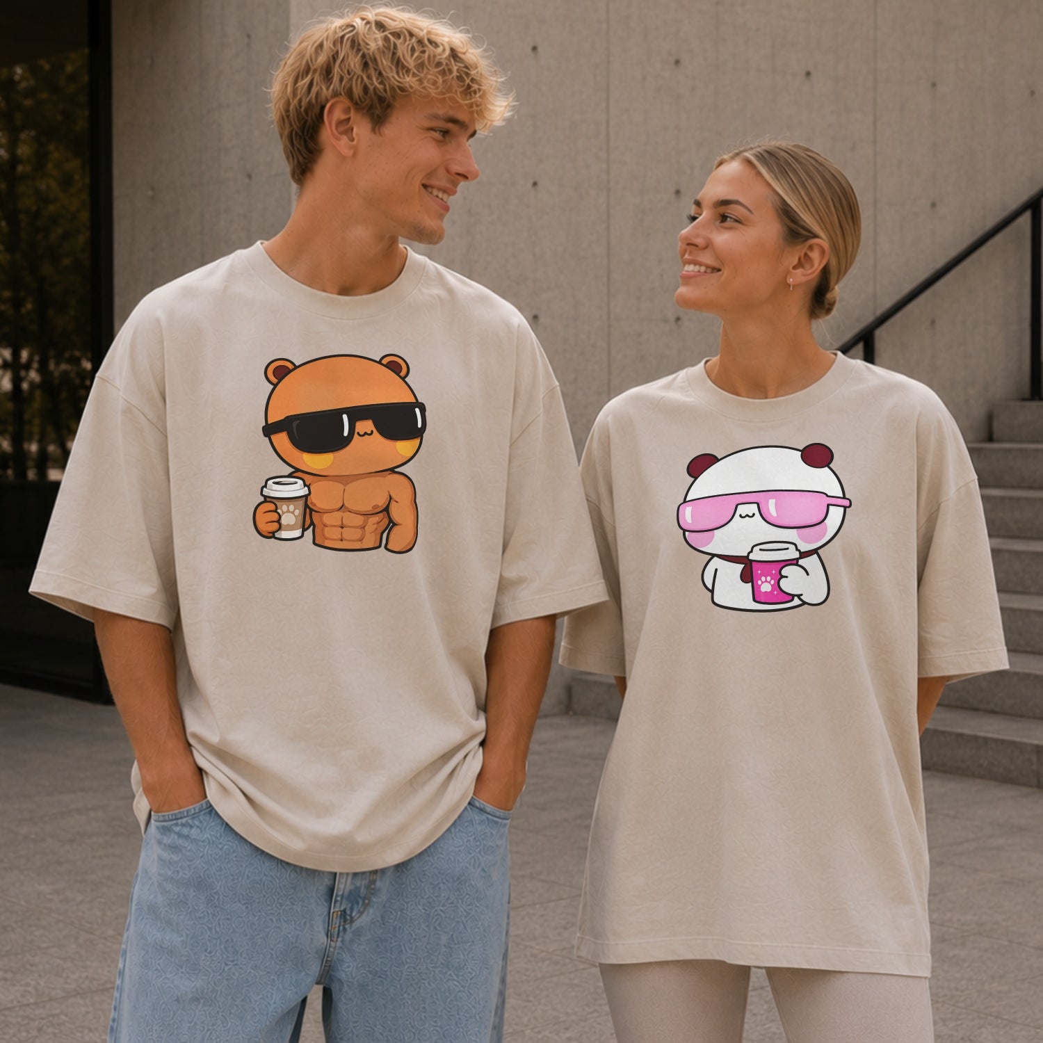 Pumpi & Puffy Couple Shirt