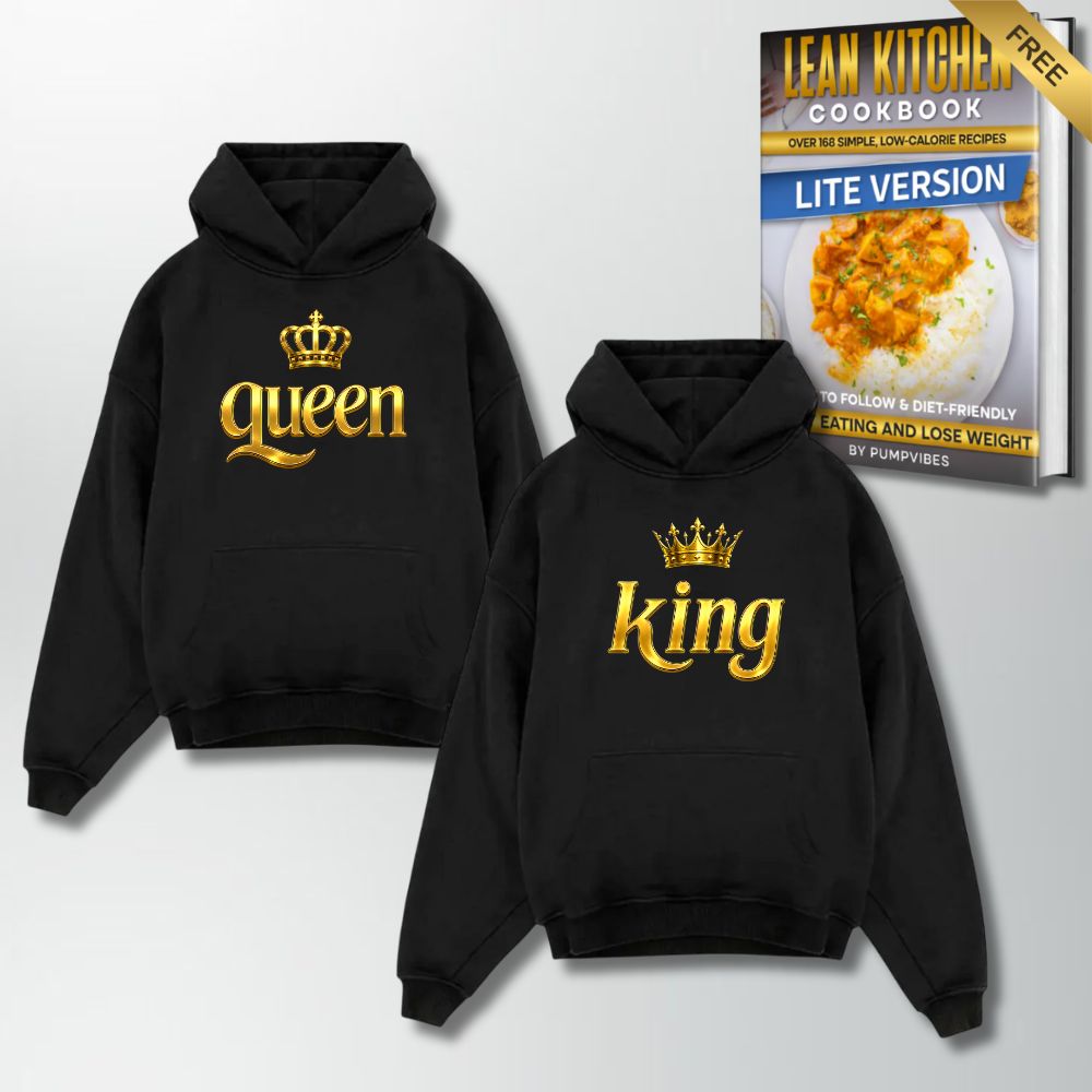 King & Queen Couple Oversize Hoodie