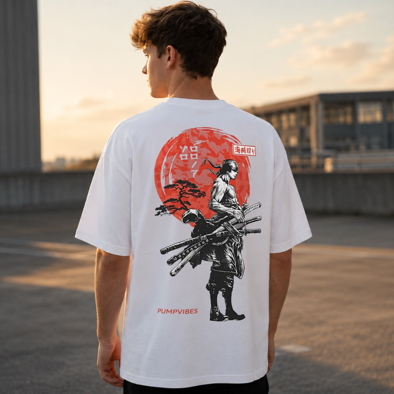 Red Sun Zoro Oversize Shirt