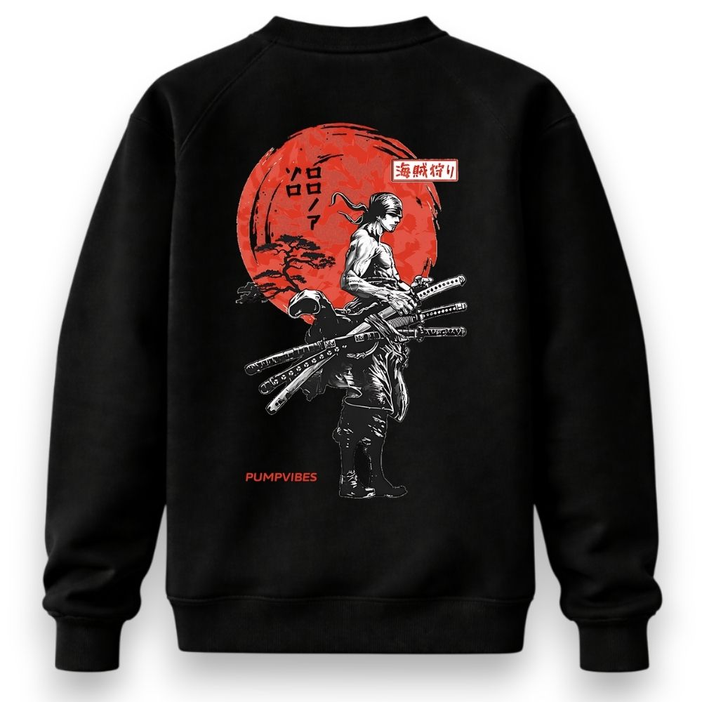 Red Sun Zoro Sweatshirt