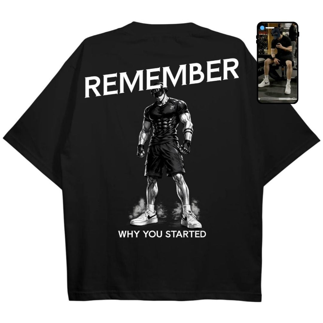 Remember Oversize Shirt Personalisiert