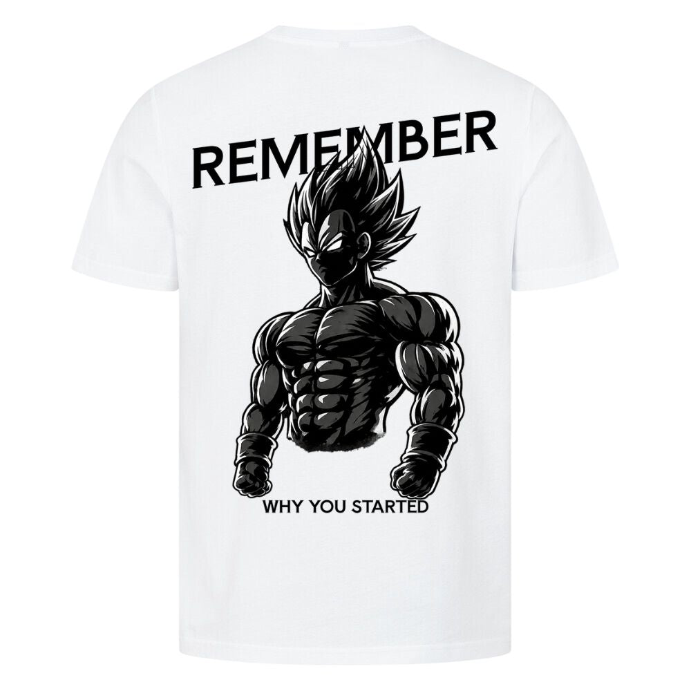 Remember Why You Started Vegeta Shirt