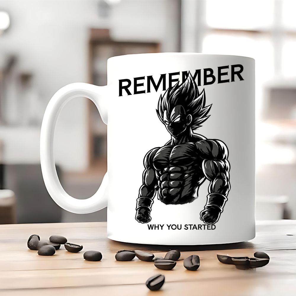 Remember Why You Started Vegeta Tasse