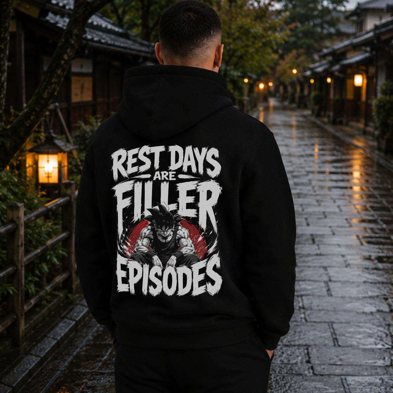Rest Days Are Filler Episodes Oversize Hoodie