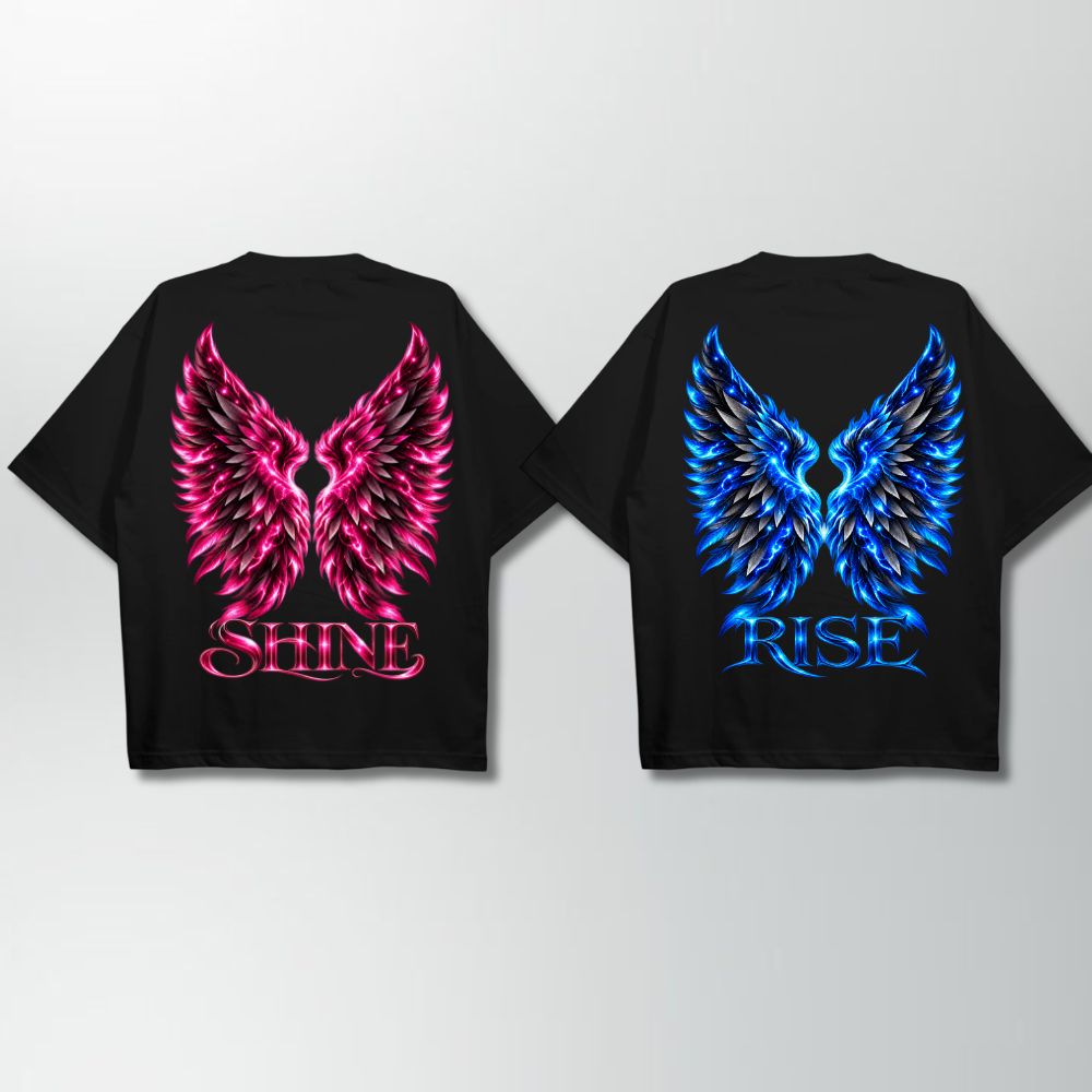Rise & Shine Couple Couple Oversize Shirt