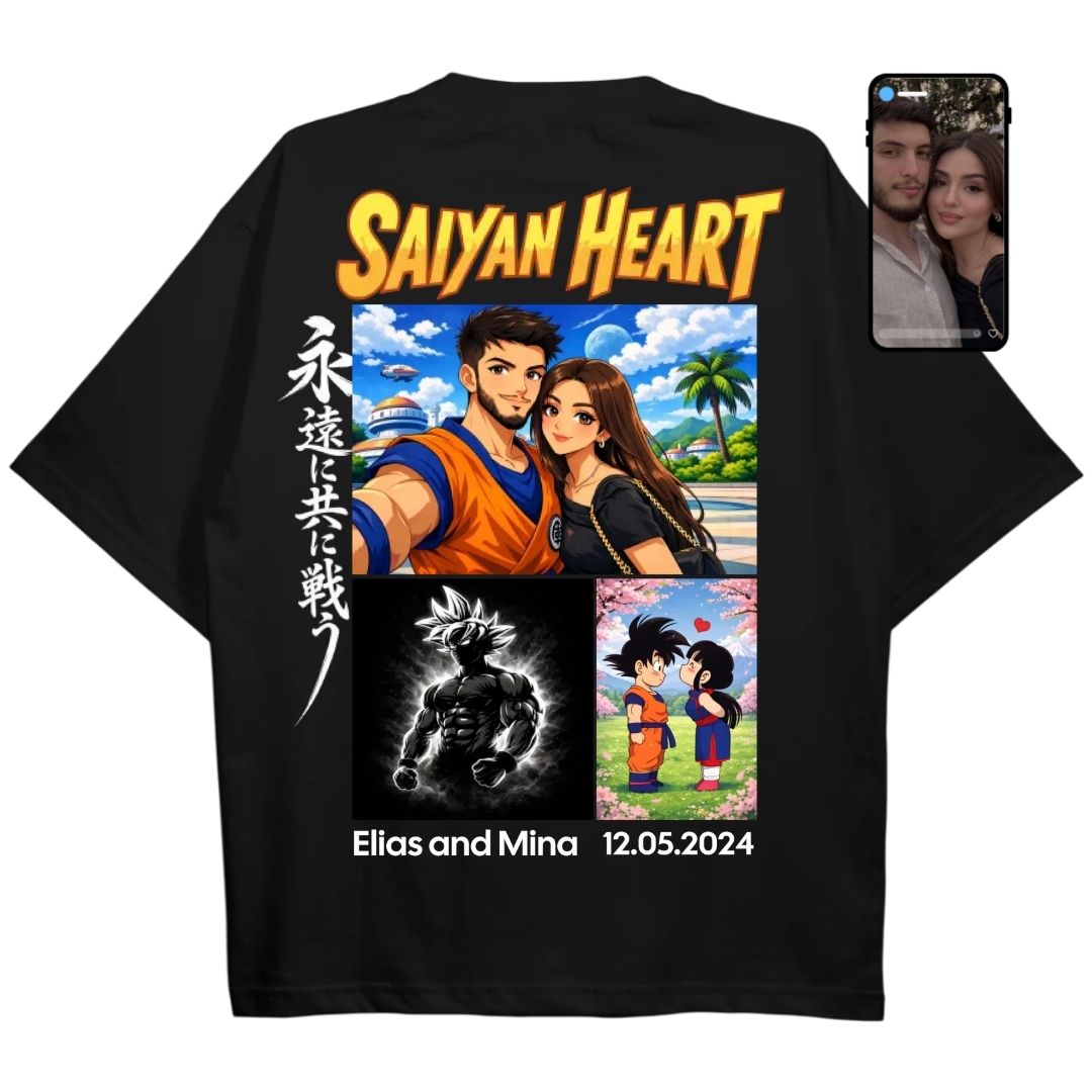 Saiyan Heart Oversize Shirt
