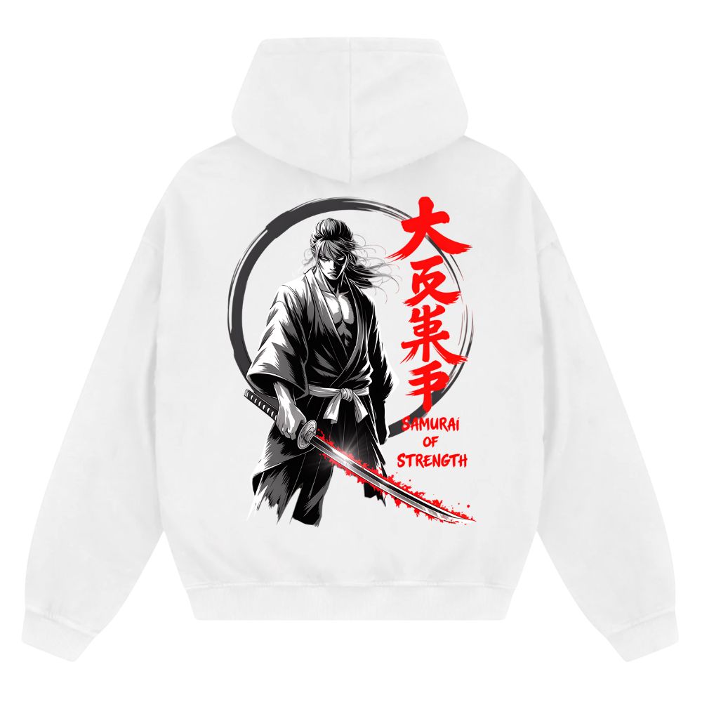 Samurai Oversize Zipper Hoodie