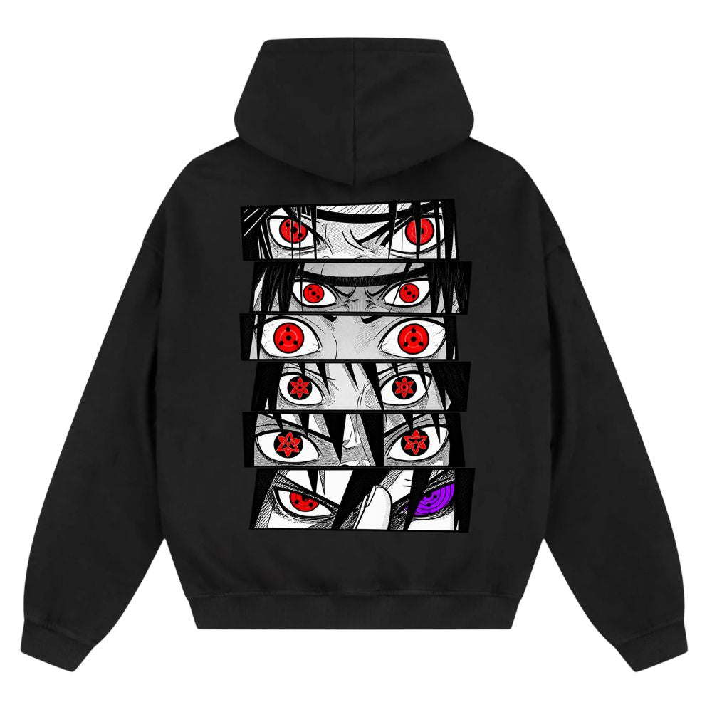 Sharingan Evolution Oversize Zipper Hoodie