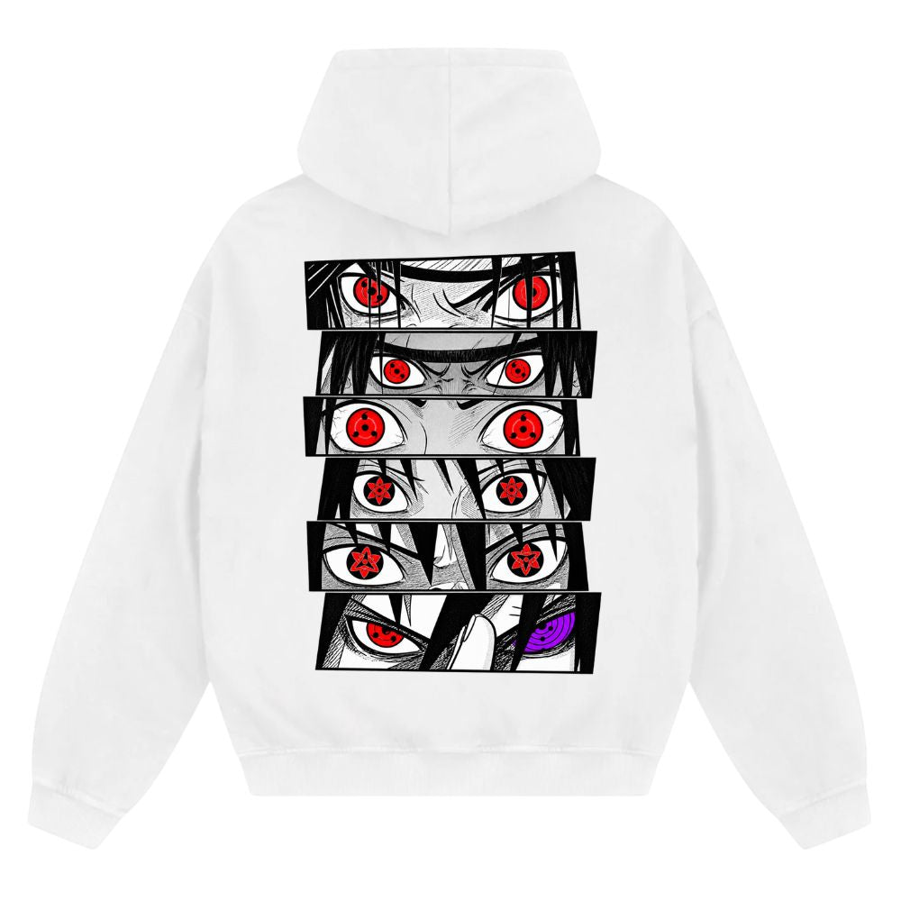Sharingan Evolution Oversize Zipper Hoodie