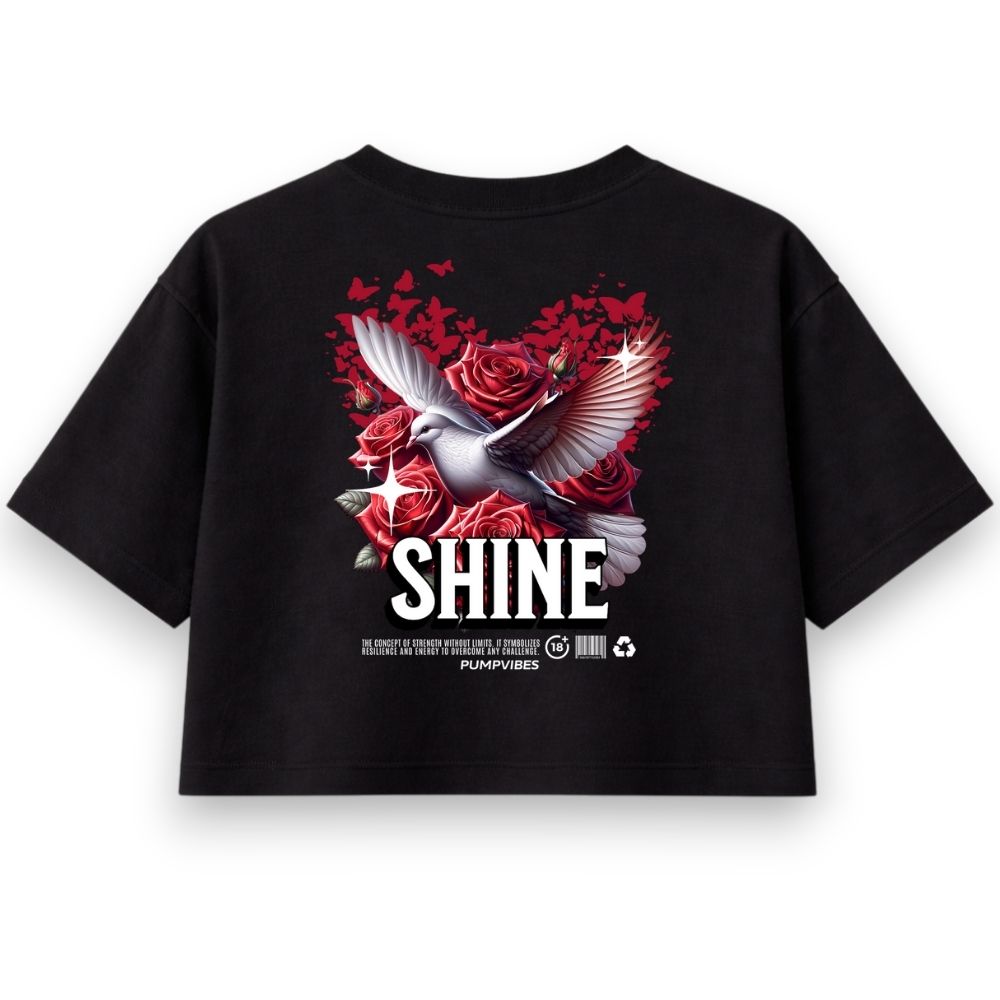 Shine Oversize Crop Top