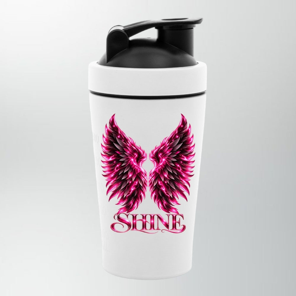 SHINE Edelstahl Shaker Weiß