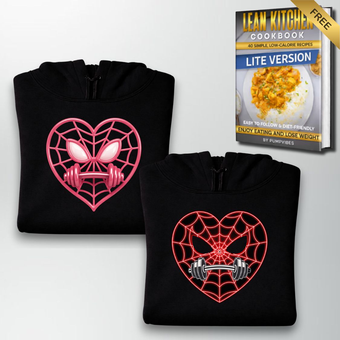 Spider Love Couple Oversize Hoodie