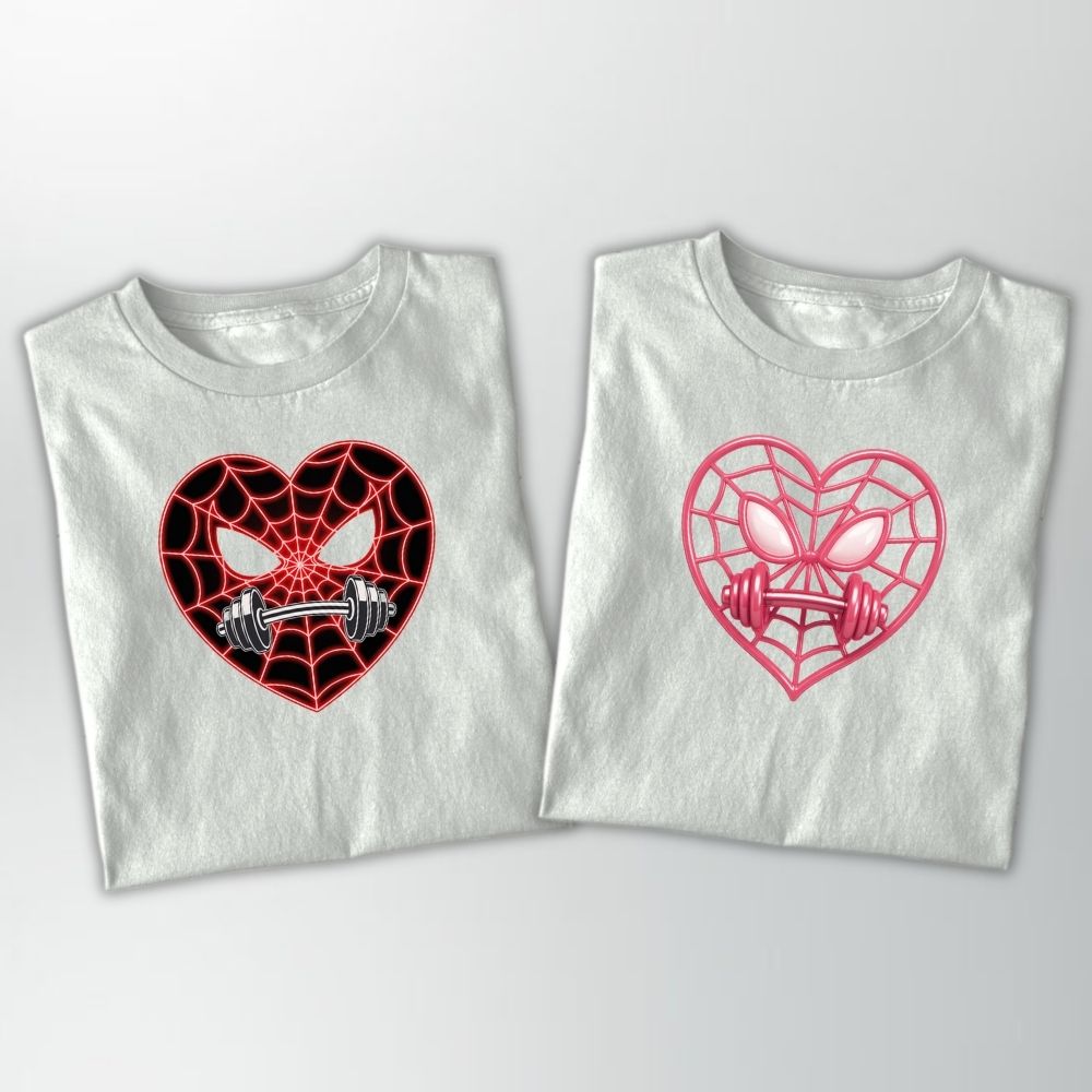 Spider Love Couple Shirt