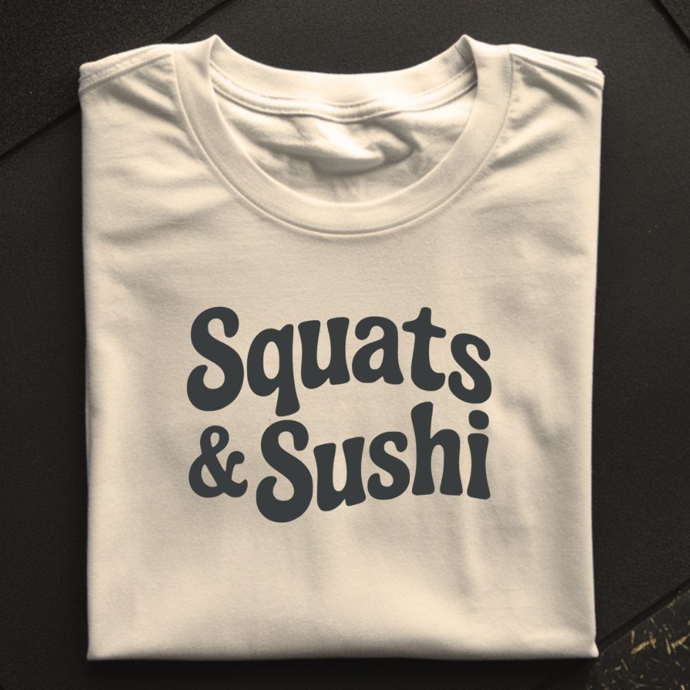 SQUATS & SUSHI OVERSIZE SHIRT