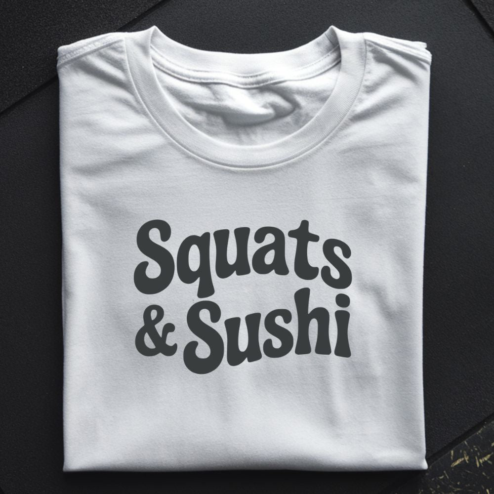 SQUATS & SUSHI OVERSIZE SHIRT