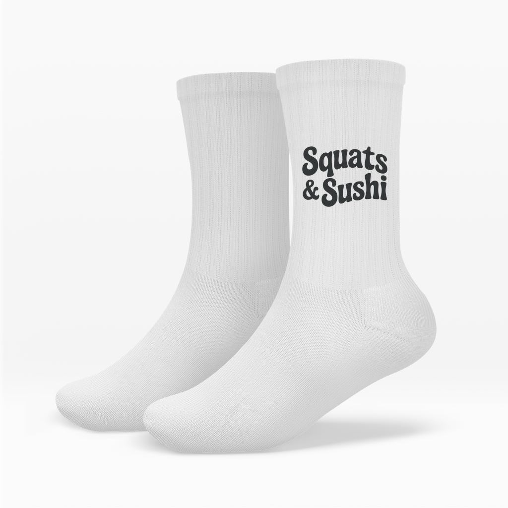 Squats And Sushi Socken