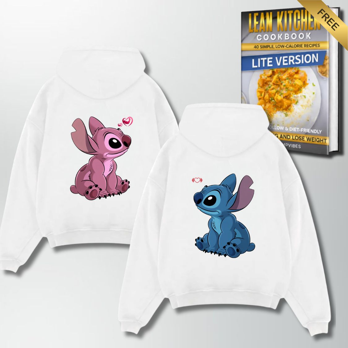 Little Monster Couple Oversize Hoodie