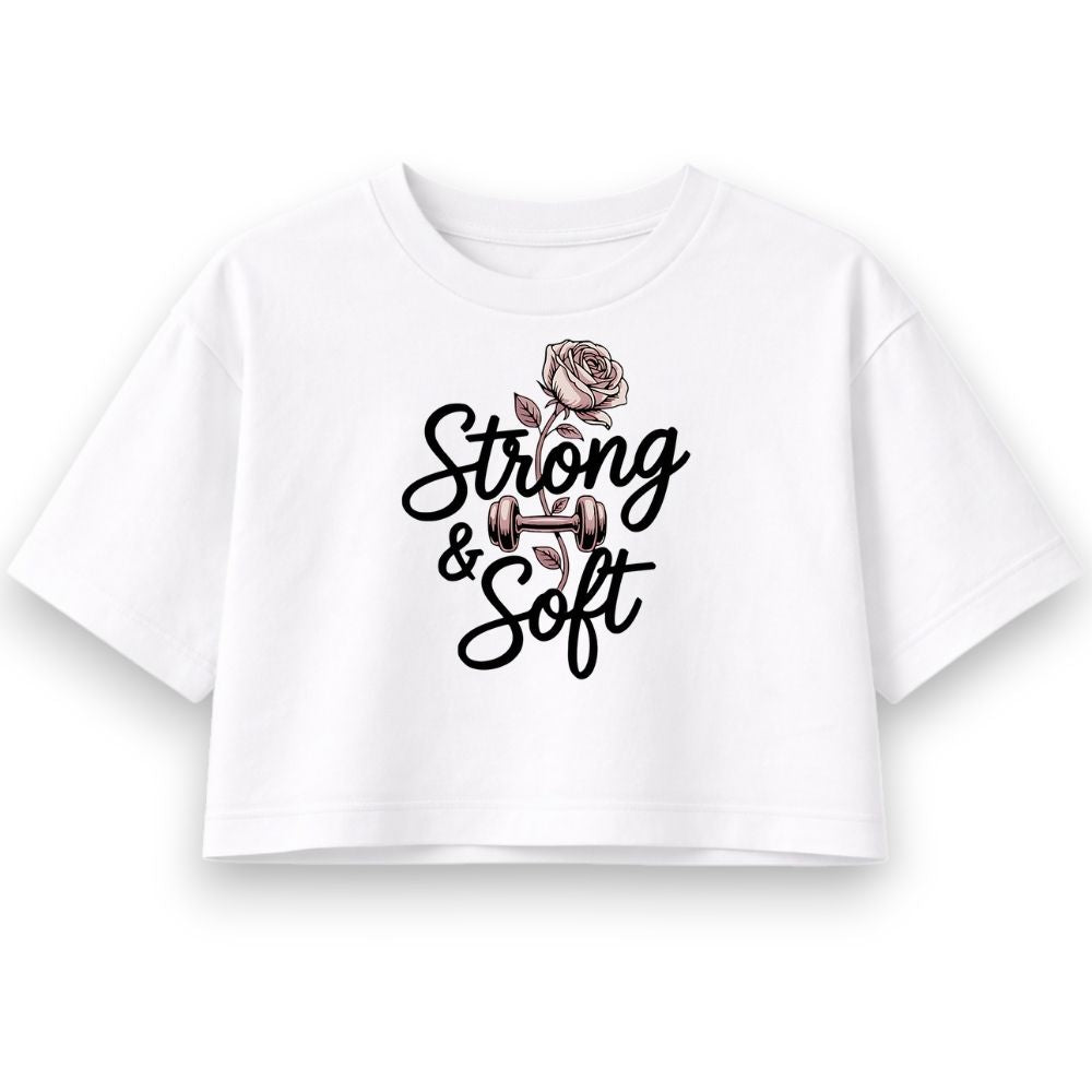 Strong And Soft Oversize Crop Top