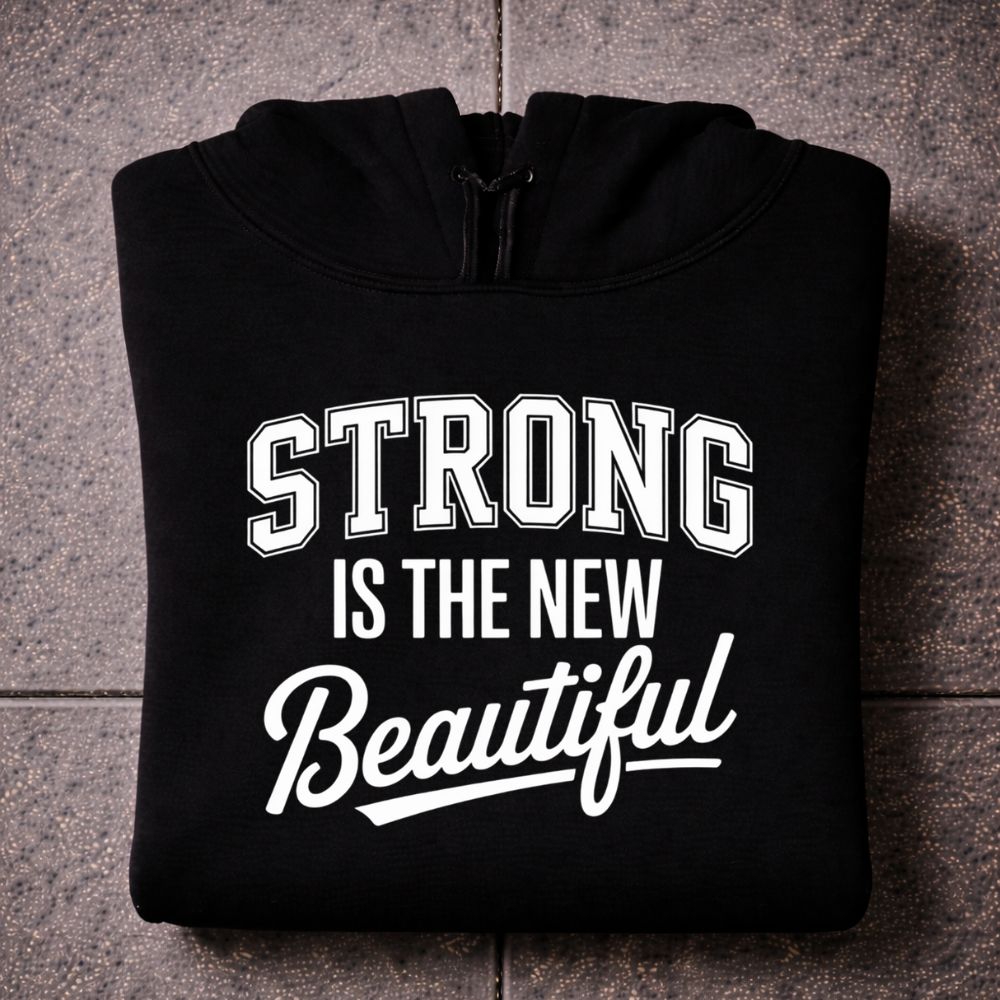 Strong Is The New Beautiful Oversize Hoodie
