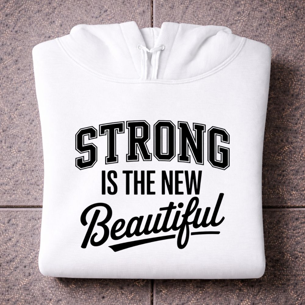 Strong Is The New Beautiful Oversize Hoodie
