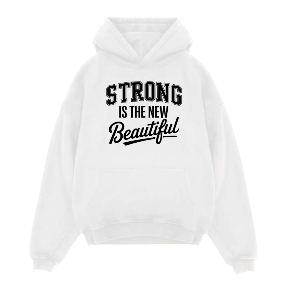 Strong Is The New Beautiful Oversize Hoodie