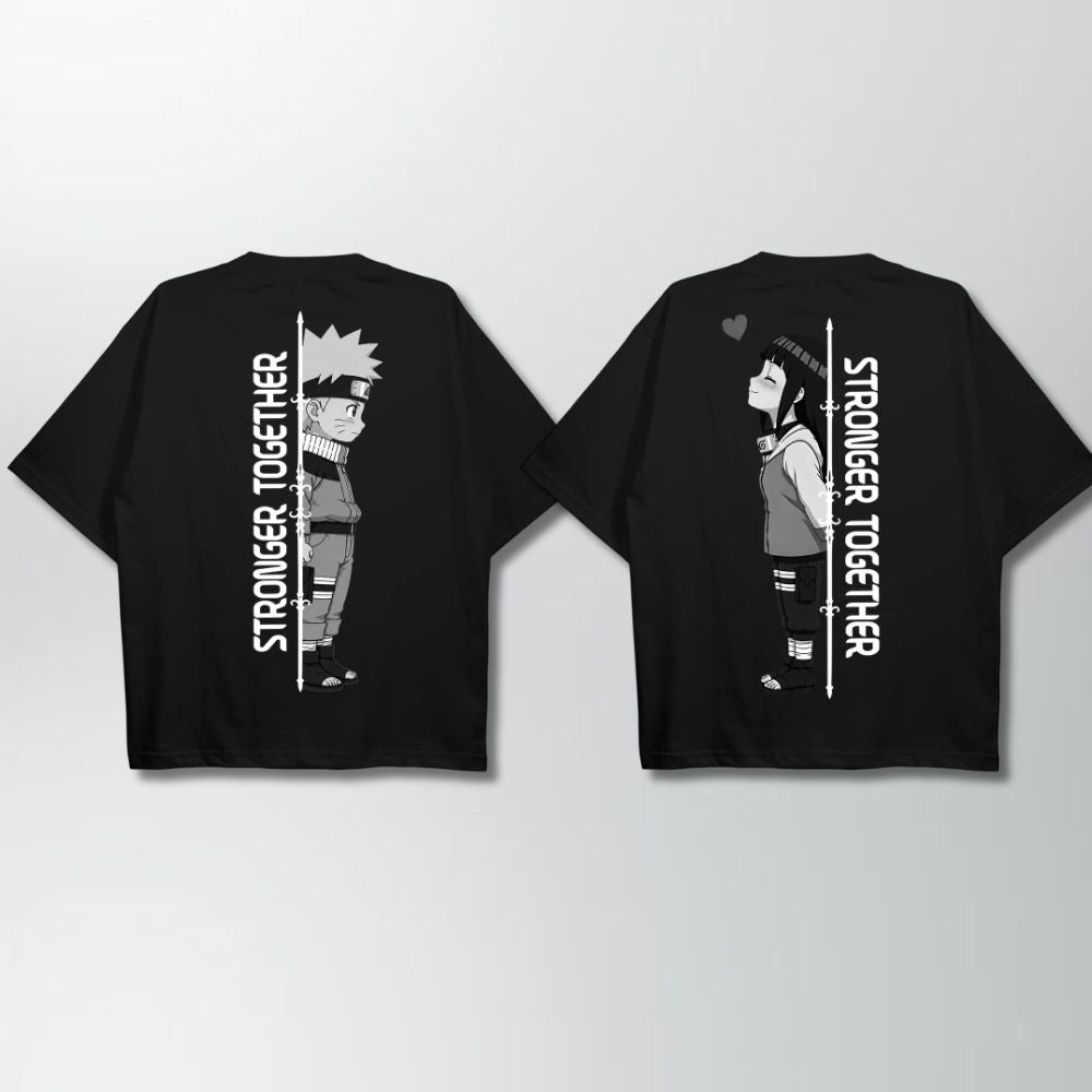 Stronger Together Couple Oversize Shirt
