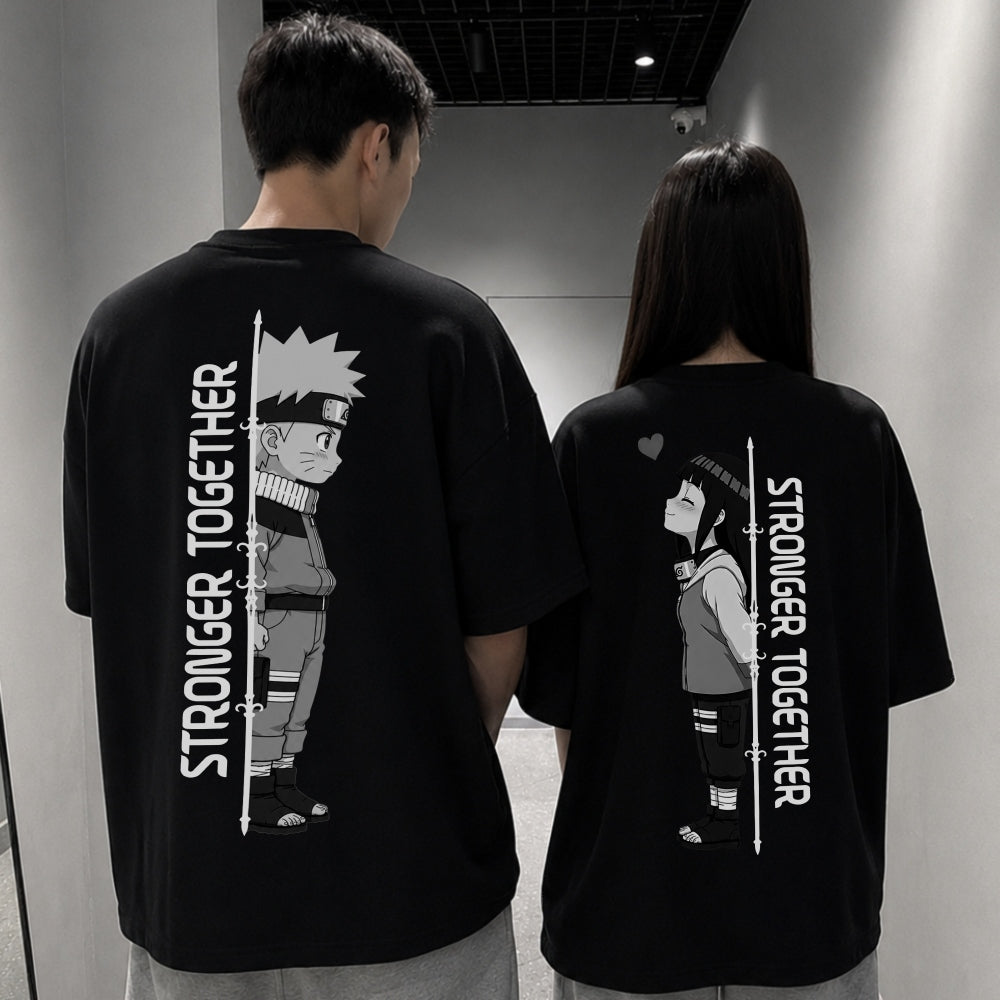 Stronger Together Couple Oversize Shirt