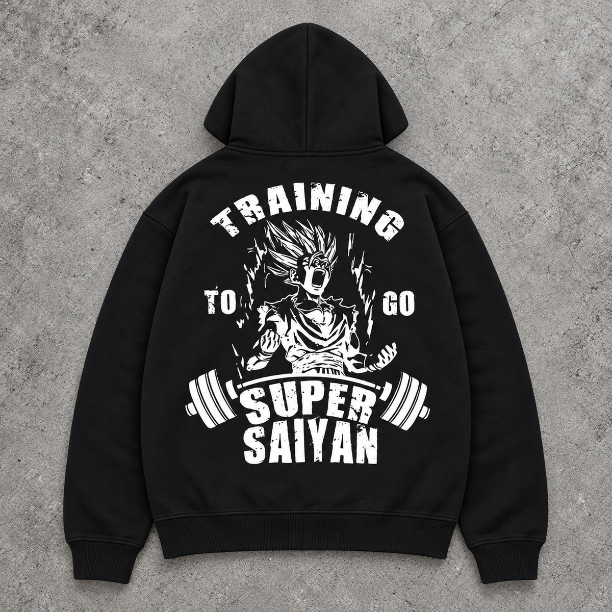 Super Saiyan Premium Hoodie Schwarz
