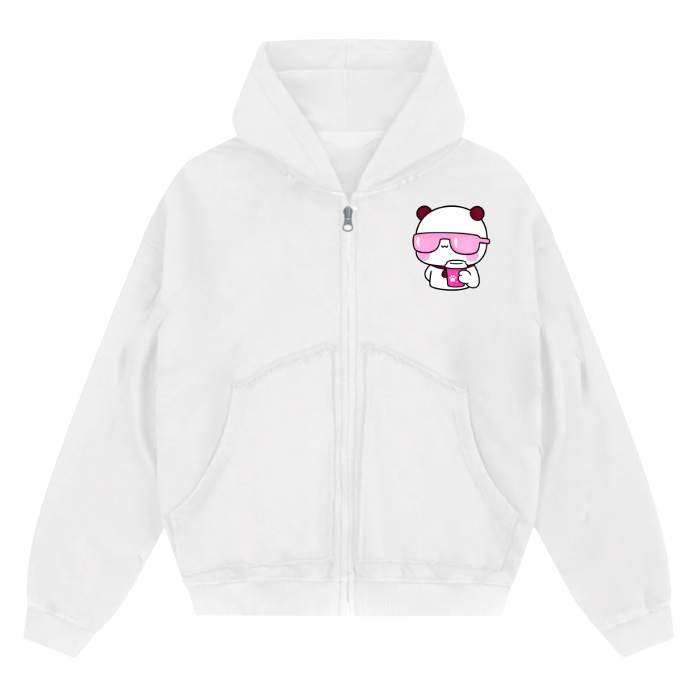 Puffy Oversize Zipper Hoodie