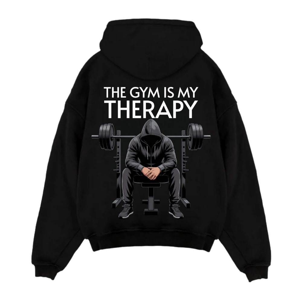 The Gym Is My Therapy Oversize Hoodie