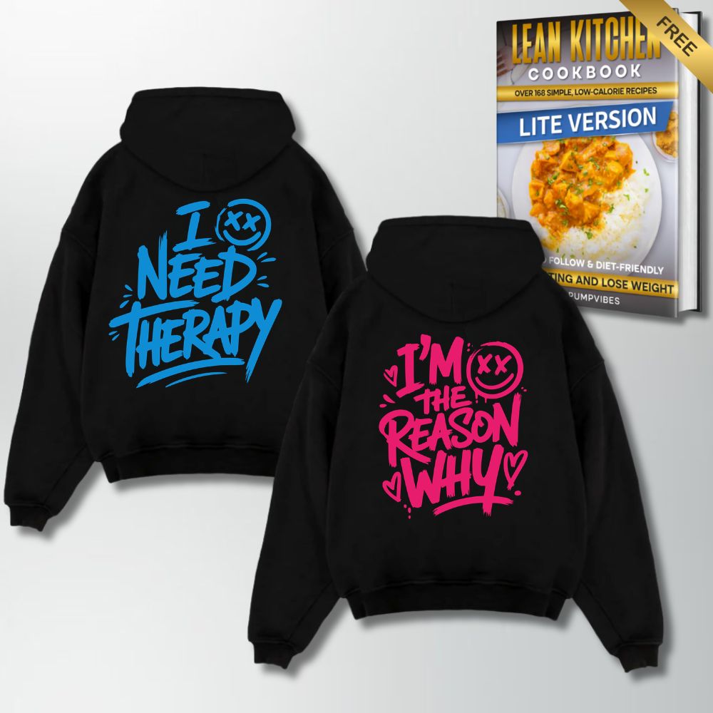 Therapy Couple Oversize Hoodie