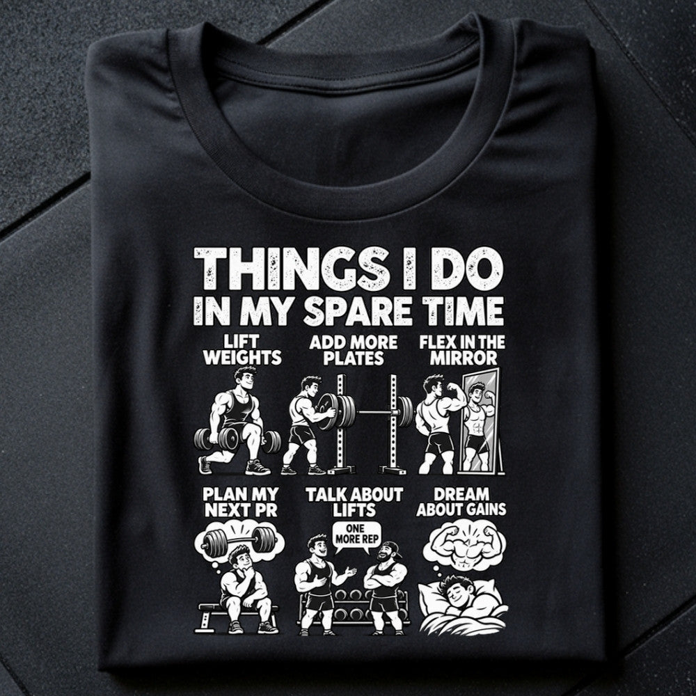 THINGS I DO Oversize Shirt Schwarz