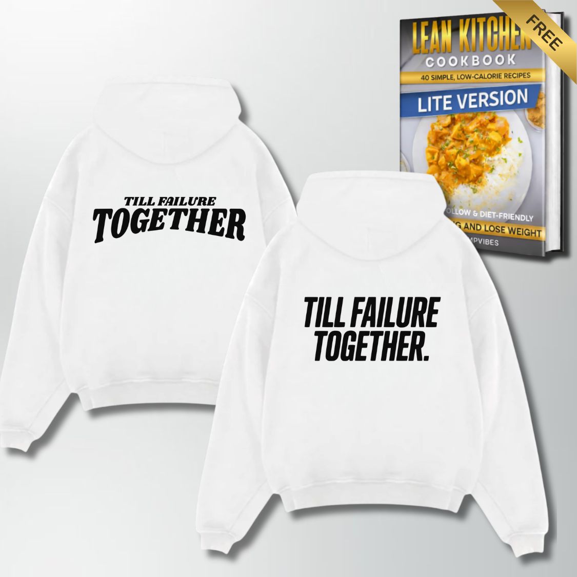 Till Failure Together Couple Oversize Hoodie