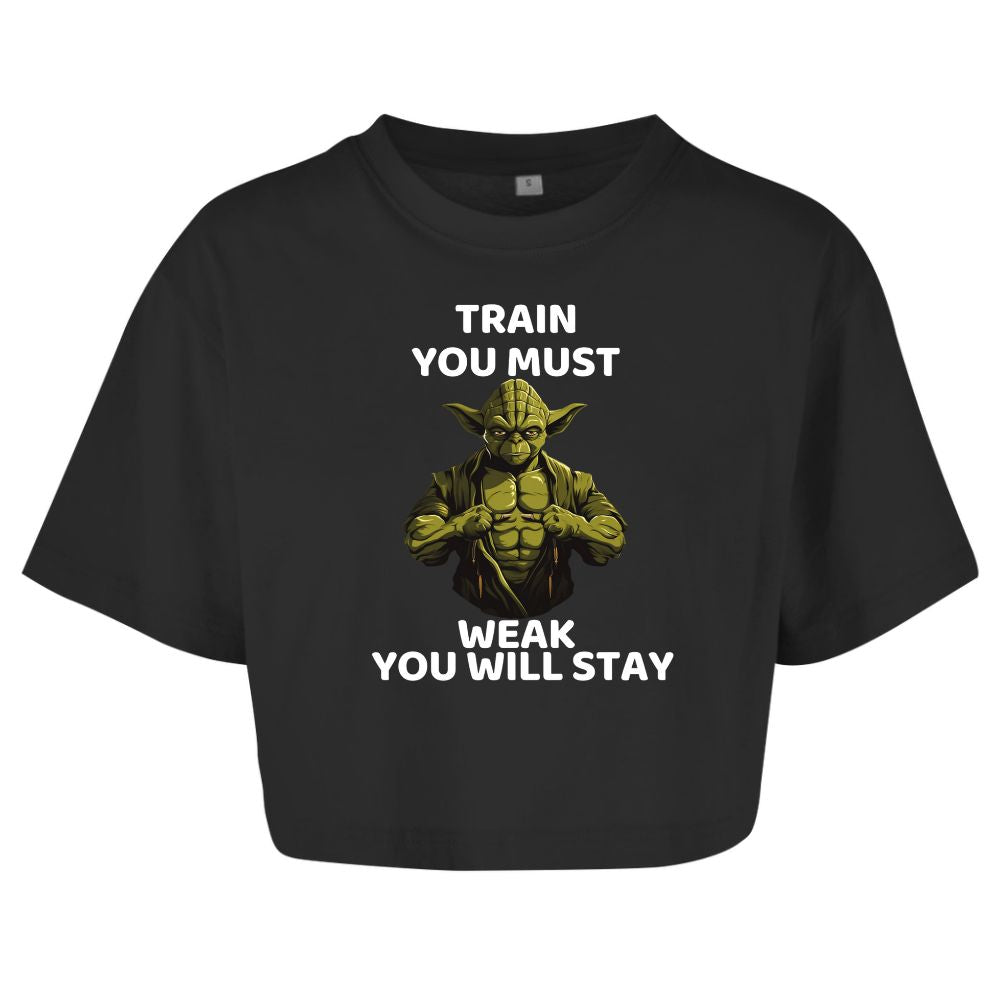 Train You Must Oversize Crop Top