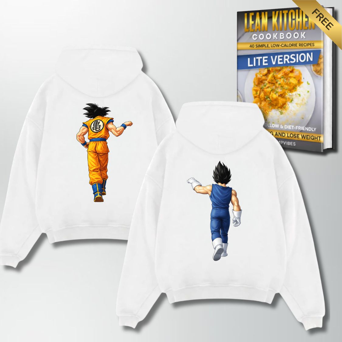Goku Vegeta Bundle Oversize Hoodie