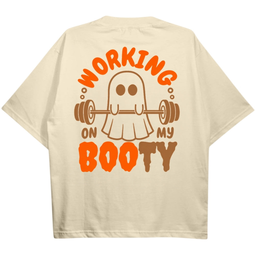 Working Booty Oversize Shirt Cream