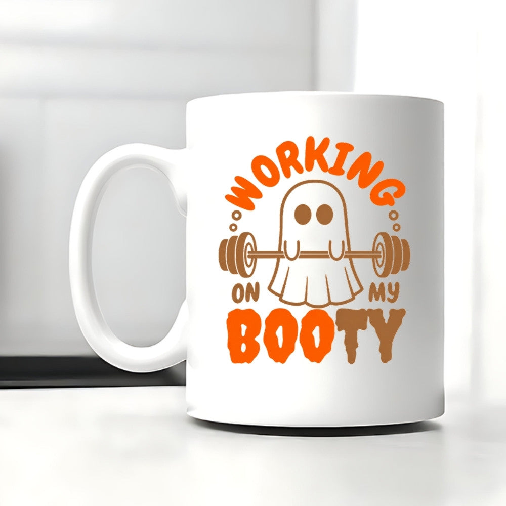 Working Booty Tasse Weiß